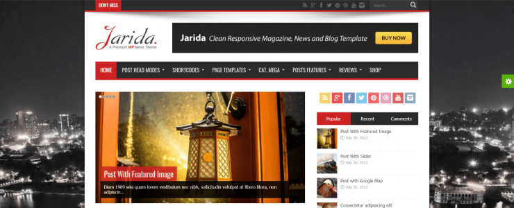 Jarida-most-expensive-WordPress-themes-EverestThemes