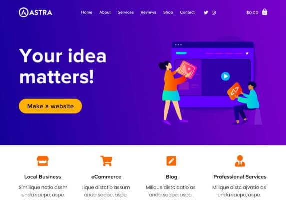 Astra-best-free-responsive-business-WordPress-themes-EverestThemes