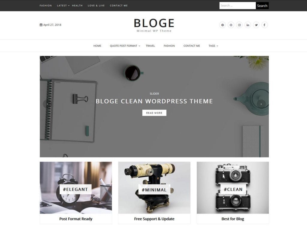 Bloge-WordPress-Themes-for-Personal-Blog-EverestThemes