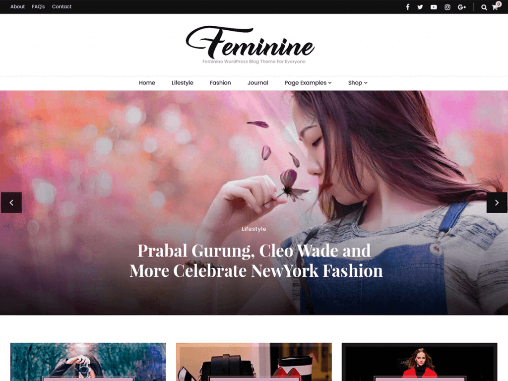 feminine WordPress themes