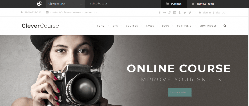 CleverCourse-top-best-free-education-WordPress-themes-EverestThemes