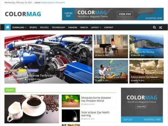 ColorMag-best-free-news-WordPress-themes-EverestThemes