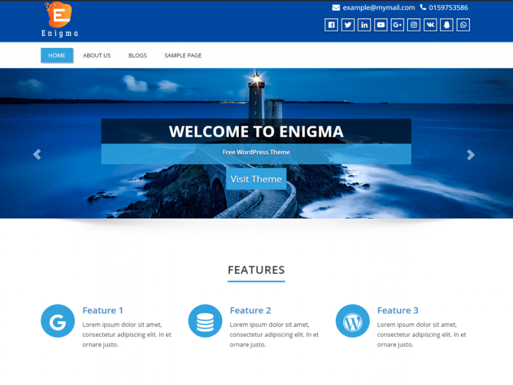 Enigma-best-free-WordPress-themes-for-business-EverestThemes