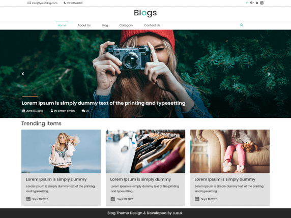 LZ-Real-Blog-best-free-WordPress-themes-for-Writers-EverestThemes