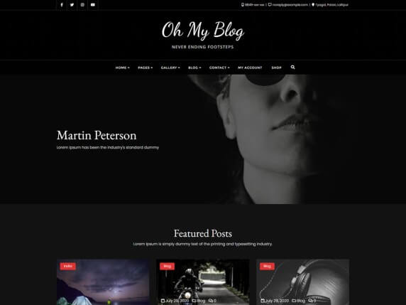 OhMyBlog-best-free-WordPress-themes-for-personal-blog-EverestThemes 