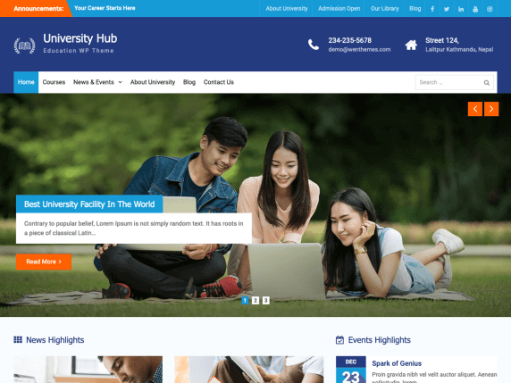 University-Hub-top-best-free-education-WordPress-theme-EverestThemes