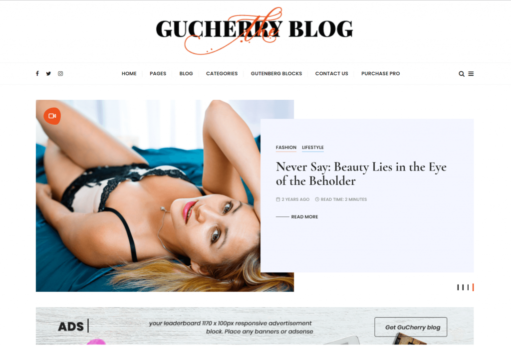GuCherry-best-free-personal-blog-WordPress-themes-EverestThemes