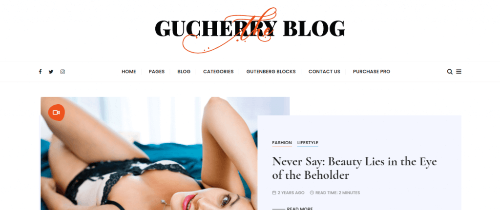 GucherryBlog-create-a-blogging-WordPress-webiste-EverestThemes