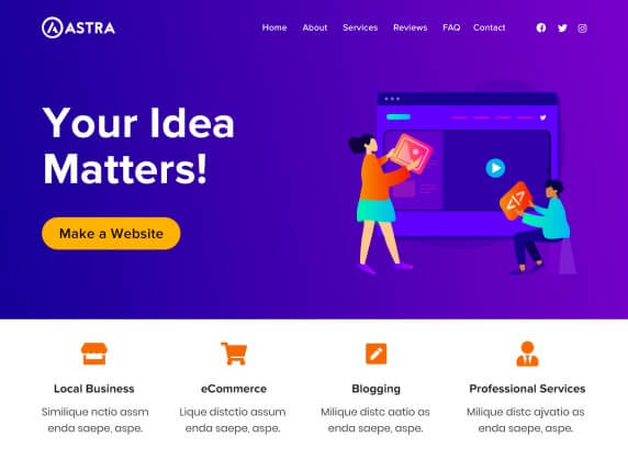Astra-top-best-free-elementor-WordPress-themes-EverestThemes