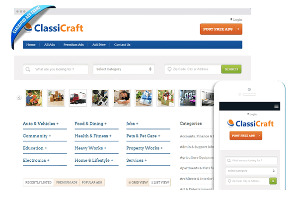classified WordPress theme