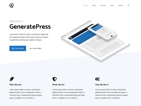 GeneratePress-top-best-free-elementor-WordPress-themes-EverestThemes