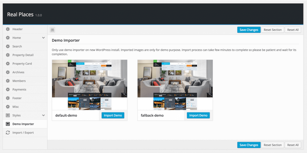 Real Estate WordPress Theme