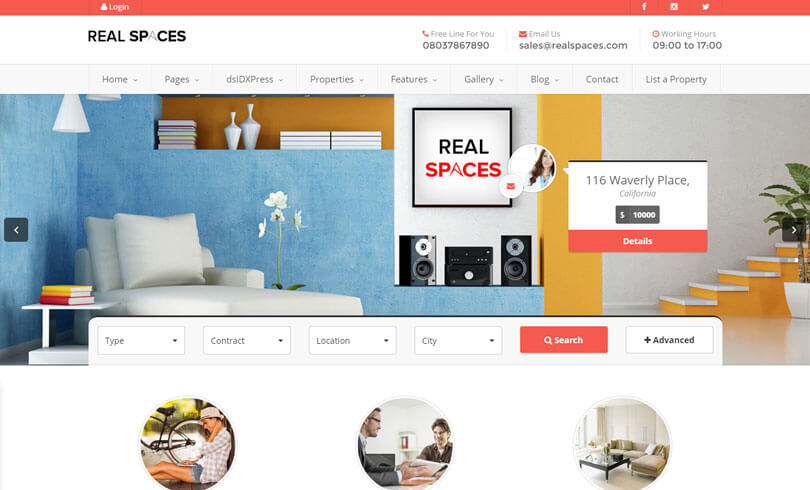 Real Estate WordPress Theme